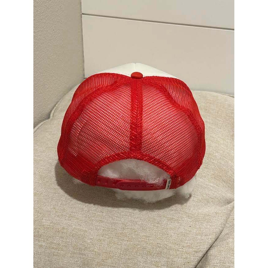 Billabong Hello Summer Trucker Hat Red White Mesh Snapback Surf Cap V-310/10 image 6