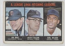 1967 Topps Jim Kaat Denny McLain Earl Wilson #235 HOF 2u3