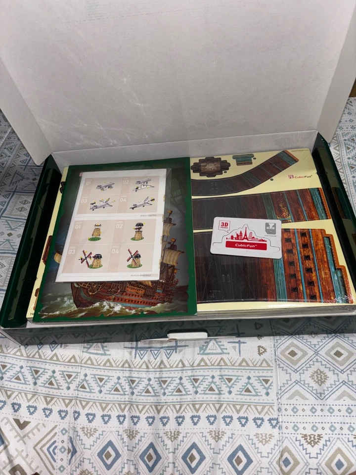 CubicFun 3D Puzzle The Spanish Armada San Felipe 1690 - New in Box - Image 2 of 4