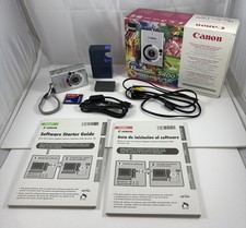 Canon PowerShot S400 Digital ELPH 4MP Camera-Battery/Charger-Tested Works IOB