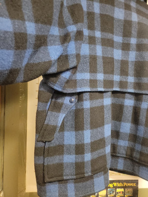Vintage Hercules Sears Roebuck Wool Mackinaw Jacket Blue/Black