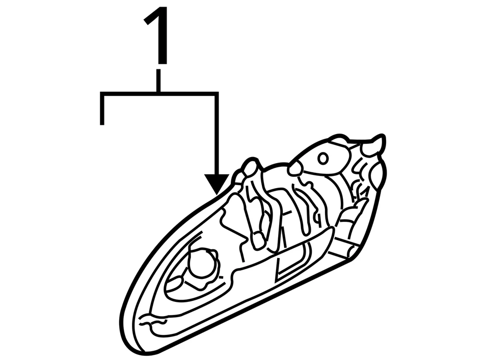 ПОДХОДИТ ДЛЯ ЛЕВОЙ РУЧКИ ЗАДНЕЙ ДВЕРИ 99-01 ACURA TL ASM 72680-S0K-A01ZK - НОВАЯ ОТ ОРИГИНАЛЬНОГО ПРОИЗВОДИТЕЛЯ - Изображение 4 из 4