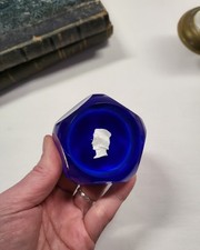 Presse-papier Sulfure Cristal SAINT LOUIS Cristallo-cérame Paperweight