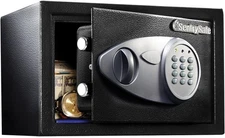 Digital Lock Box Alloy Steel 0.4 Cu Ft with Anti-theft Alarm