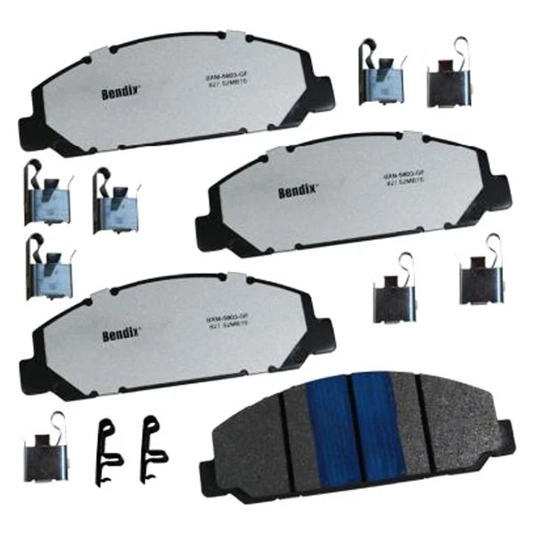 For Isuzu Reach 12 Bendix Fleet MetLok Semi-Metallic Front Disc Brake Pads Foto 2 de 2