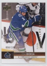 2012-13 Upper Deck UD Exclusives 58/100 Kevin Bieksa #181 3k4