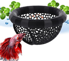 Floating Betta Hammock and Feeding Ring, Aquarium Beta Hideout, Cave, Bed, Resti