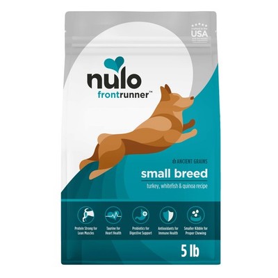 Frontrunner Dry Dog Food Small Breed - High-Protein Turkey, Whitefish & Quino...