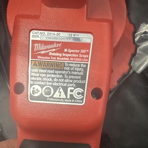 Milwaukee M-Spector 360 Digital Inspection Camera Flexible Shaft LCD 2314-20
