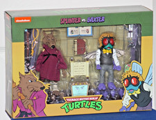 NECA Teenage Mutant Ninja Turtles Splinter & Baxter Action Figure