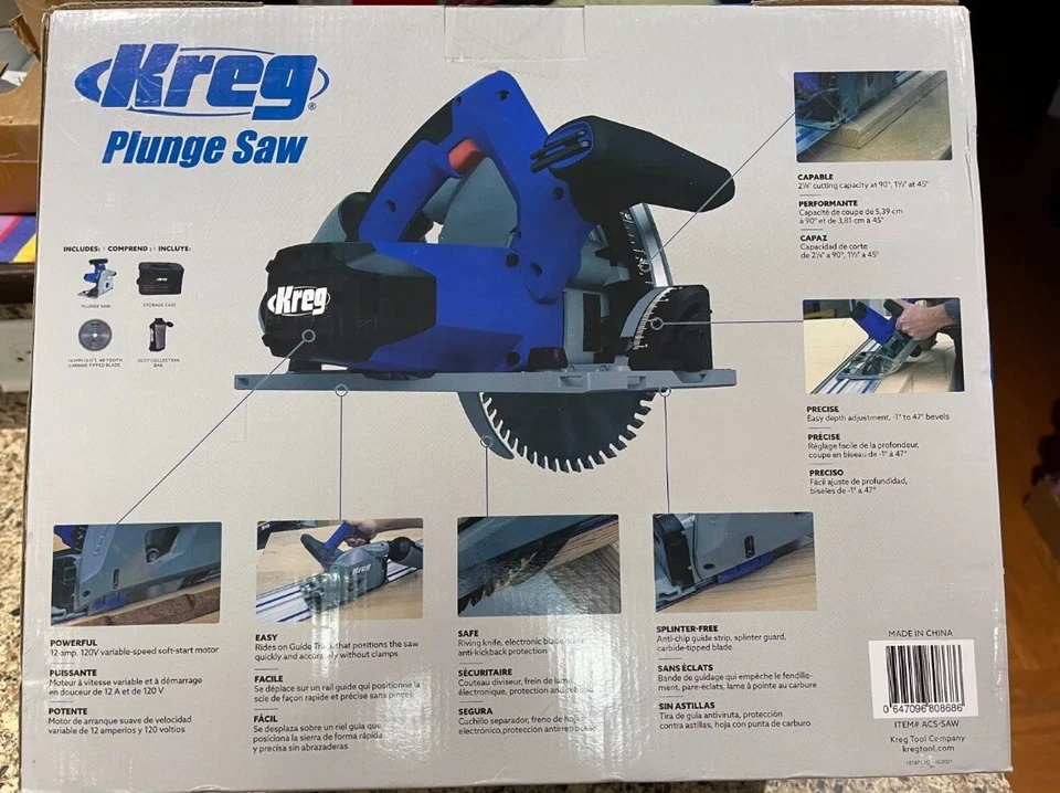 NEW!! Kreg ACS-SAW Adaptive Cutting System Plunge Saw - Image 2 of 4