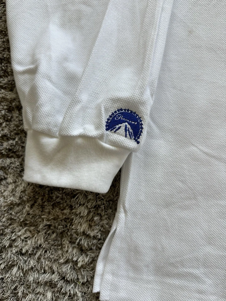 Vintage Frasier Paramount Promo TV Show 90s Long Sleeve Henley Polo Shirt Large - Image 4 of 4