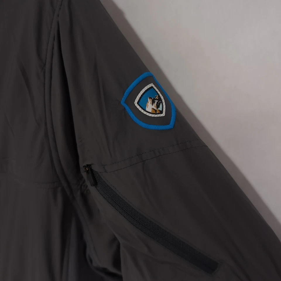 NEW Kuhl The One Hoody Jacket Men's Medium Carbon Water Resistant Windproof - Image 4 of 4