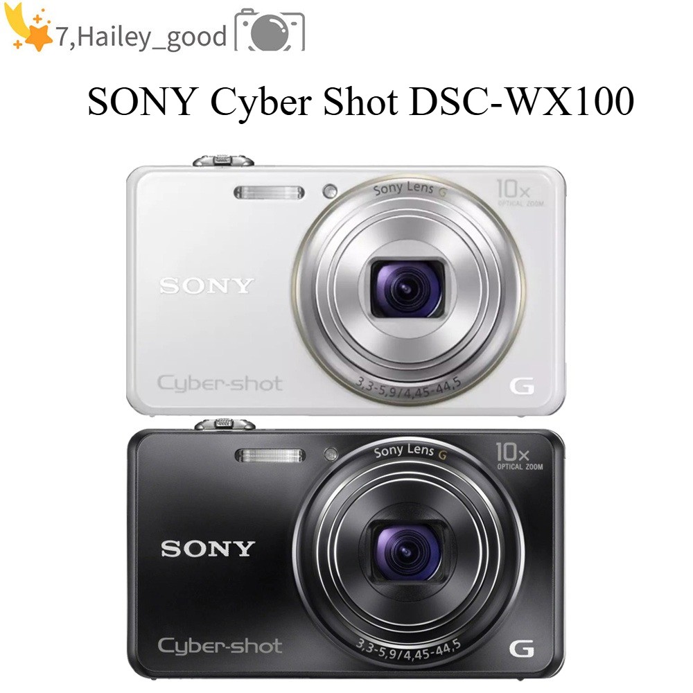 SONY Cyber Shot DSC-WX100 Digital Camera 18.2MP 10x Optical Zoom