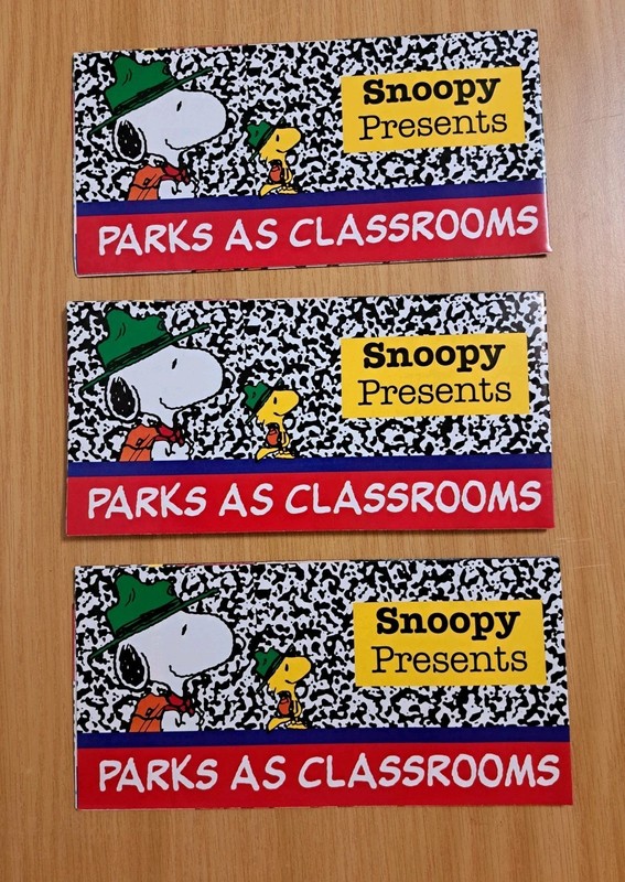 3 Snoopy Presents Parks As Classrooms Poster Brochure National Parks Foundation