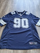 Nike Dallas Cowboys DeMarcus Lawrence Football Jersey Blue, Size XL