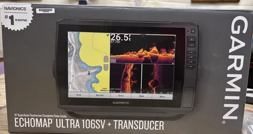 garmin echomap ultra 106sv  With GT 54 Transducer.