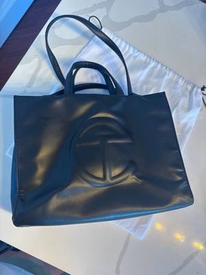 Telfar Shmedium Shopping Bag Black |Vegan Leather | Crossbody Tote |Unisex