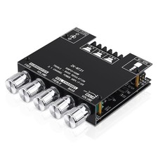 Bluetooth Audio Amplifier Board,ZK-MT21 2.1 Channel 50W X 2 100W Mini Subwoofer