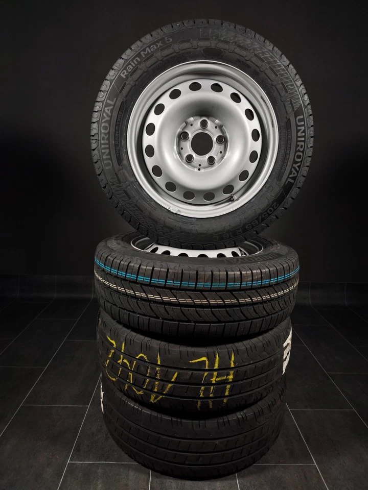 4  Sommerräder 205 65 R16 C Mercedes V Klasse W447 16" Stahlfelgen - Bild 2 von 4