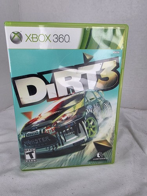 #ad DiRT 3 Microsoft Xbox 360 2012 Complete in Box CIB Tested Working Game $9.99