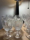 Waterford crystal glasses set vintage with etched watermark, lot of 8