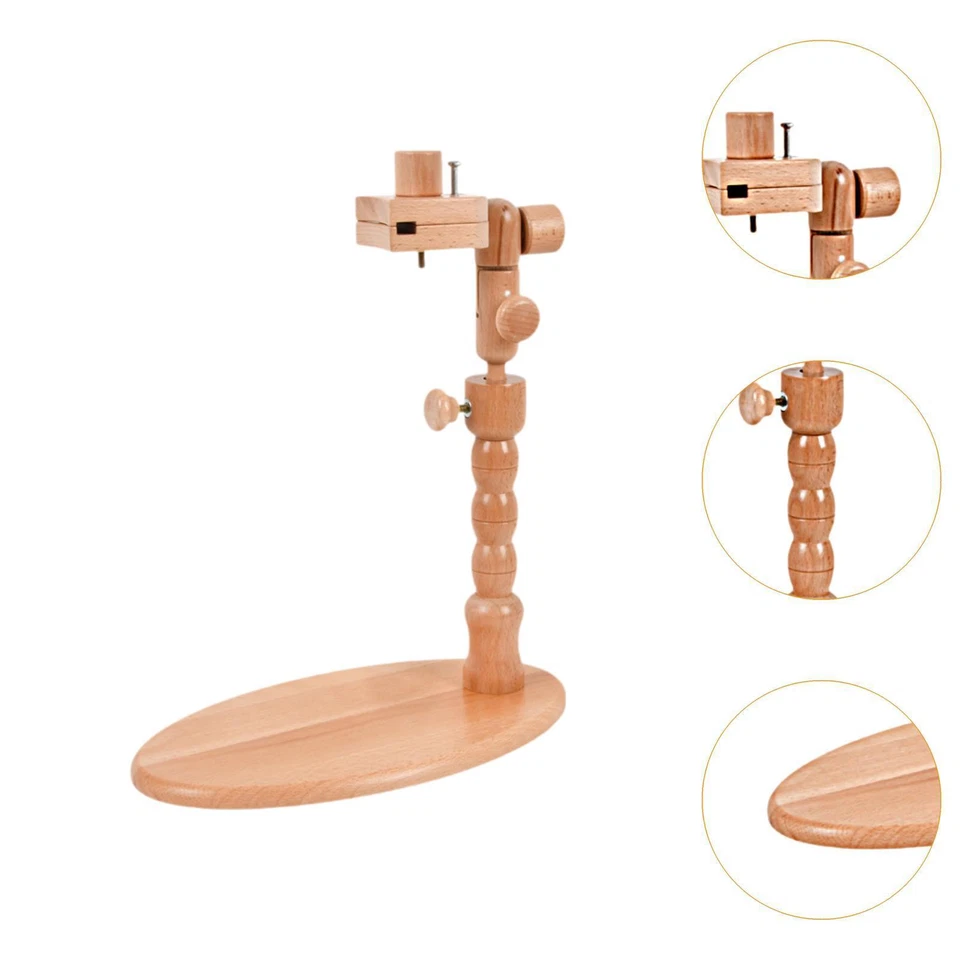 Embroidery Stand Rotated Lap Stand Cross Stitch Floor Stand Sewing Project - Image 2 of 4