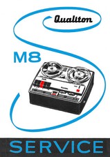 Qualiton M8 - Węgierski magnetofon - Instrukcja serwisowa 1965