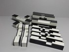 800+ Lego pcs! (2 lb 14 oz) 456 Puzzle Burr MADE FROM LEGOS unit 24!  Lt Gray — photo 10