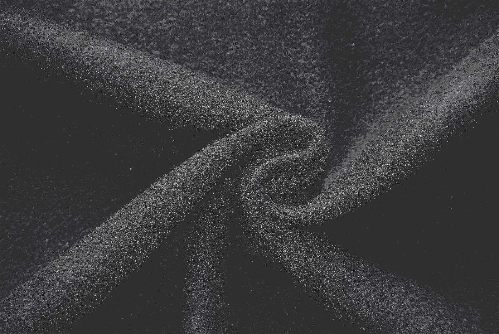 LAINE ET CACHEMIRE NOIRS VELOURS ÉPAIS COUTURE LUXE MADE IN ITALY POUR DIOR C56