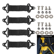 For Can-Am Maverick X3 Car Door Door Limiting Straps Belt 4pcs Black 2017-2022