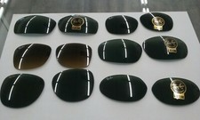 6 pairs Original Ray Ban replacement lenses