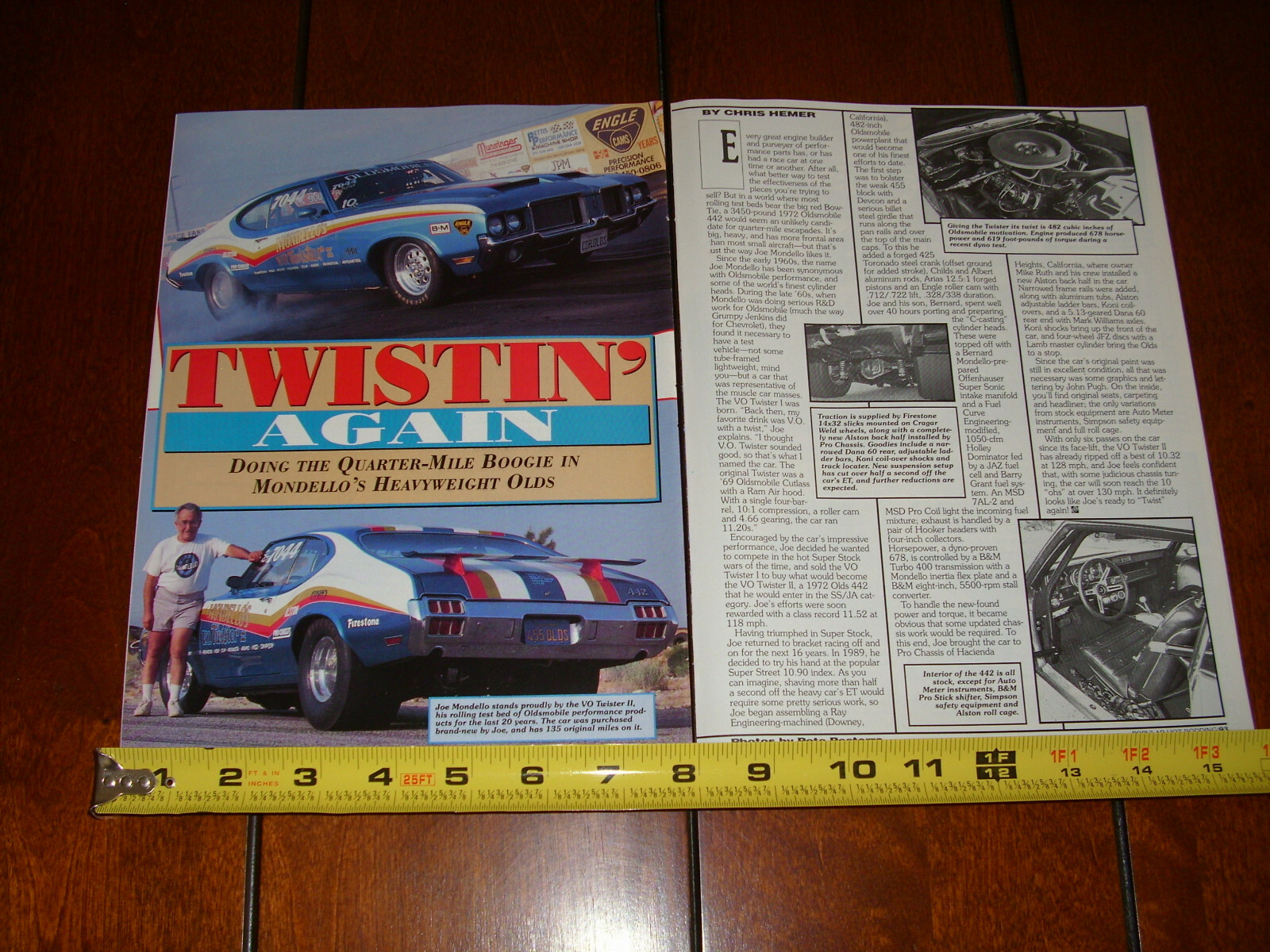 JOE MONDELLO 1972 OLDS 442 ORIGINAL 1992 ARTICLE eBay