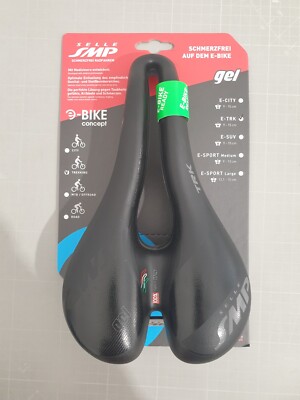 SMP Sattel E-Trk Gel schwarz 277 x 162mm Black