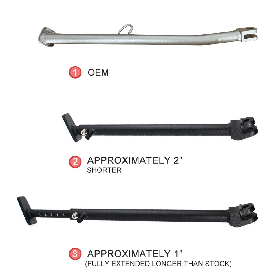 Soporte lateral ajustable apto para Yamaha YZ250X 2016-2024 YZ250FX 2015-2019 Foto 4 de 4