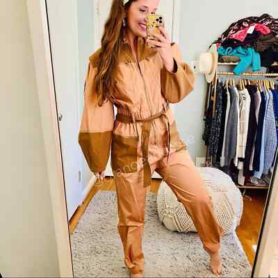 NWT Sea New York Gabriette Jumpsuit Peach Size 8 | eBay