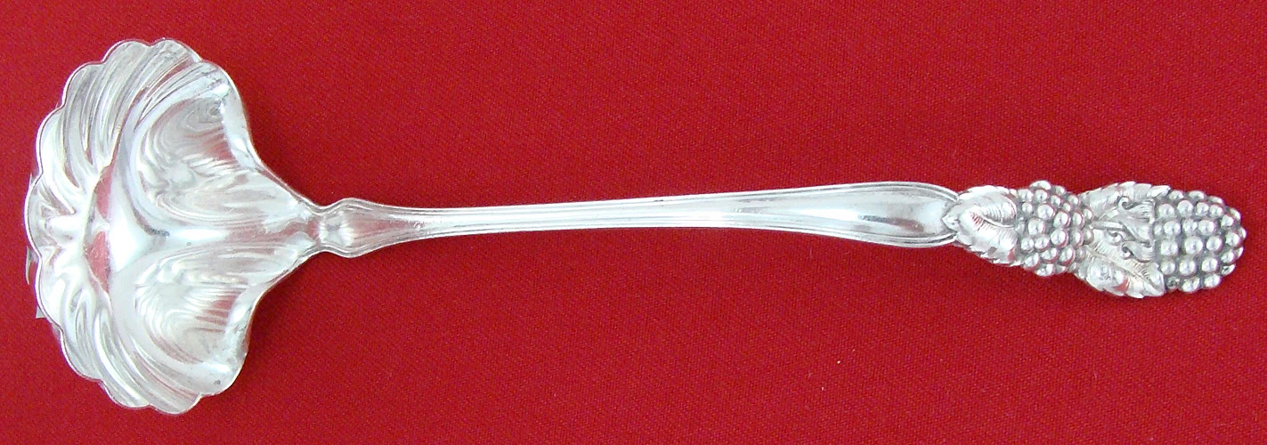 Blackberry by Tiffany Sterling Silver GRAVY/SAUCE LADLE, 7", No Mono