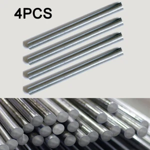 1/2/4PCS Pure Nickel Ni Alloy Round Bar Rod For Electroplating Anode 6x100mm NEW