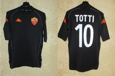 Maillot AS Roma Kappa 2002-2003 - Totti - Occasion état Correct - Couleur Rouge