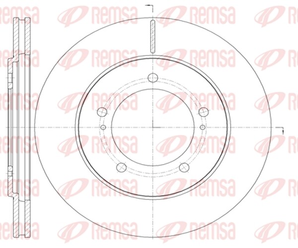 Remsa 2X Bremsscheibe Vorne Ø309.3 Mm BelüFtet FüR Suzuki Grand Vitara I FT GT-image