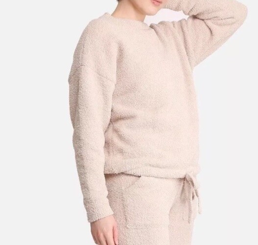 ComfyLuxe Solid Beige Microfiber Pullover Soft Sw… - image 9