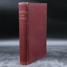 Karl Marx CAPITAL das kapital 1890 1st AM PRTD ED economics VRARE