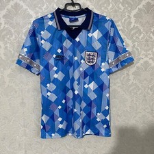 Rare Vintage Umbro England Home Soccer Jersey 90/91
