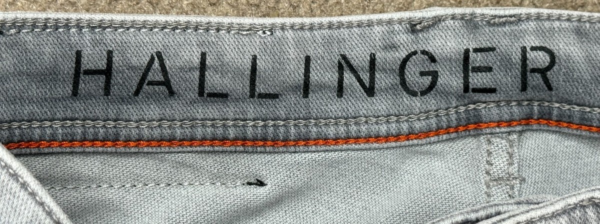 Hallinger Hall/Harper Sweat Slim Men Button Fly Jean Size 31x34 (Actual  30x31)