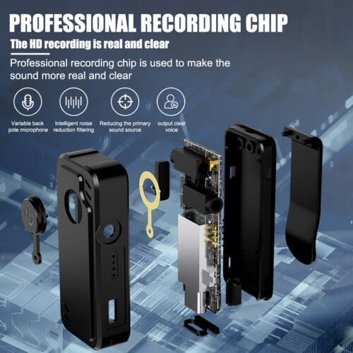 MP3 Digital Voice Activated Recorder Digital Audio Recording Device Dictaphone - Picture 5 of 16