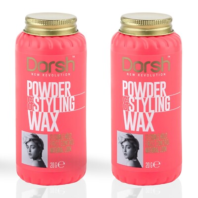 Haarpuder & Styling Powder 2x20g   2er Set   Volumen & Mattes Finish für Frauen