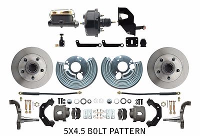 A Body 11'' Standard Rotor Power Disc Brake Conversion Kit for 5x4.5