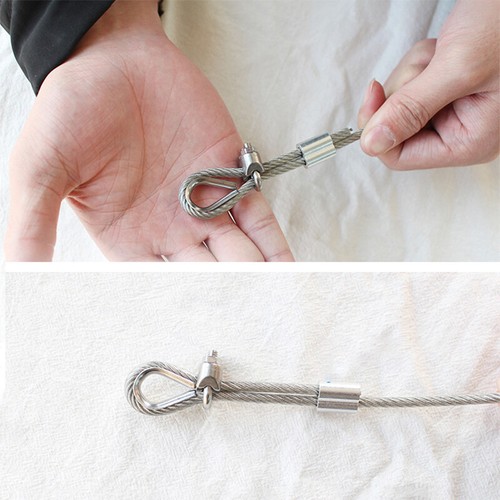 304 Stainless Steel Clothesline Φ 4mm~5mm PVC Plastic Coated Wire High Toughness - Picture 5 of 10