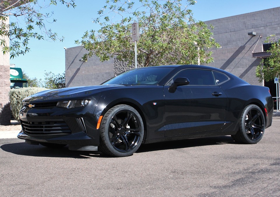 Ls Ss Rim 20x10/20x11 5X120 Black Staggered Wheels Chevrolet Chevy Camaro SS ZL1 ...