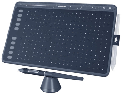 Huion HS611 Graphics Drawing Pen Tablet Space Gray with Battery Free Stylus